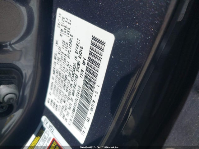 2015 Honda Cr-v Lx მანქანა იყიდება აუქციონზე, vin: 5J6RM4H30FL094190, აუქციონის ნომერი: 45408227