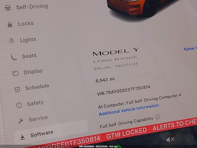 Продажа на аукционе авто 2026 Tesla Model Y All-wheel Drive/long Range Launch Series/premium All-wheel Drive, vin: 7SAYGDEE0TF350814, номер лота: 45408609