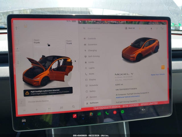 Продажа на аукционе авто 2026 Tesla Model Y All-wheel Drive/long Range Launch Series/premium All-wheel Drive, vin: 7SAYGDEE0TF350814, номер лота: 45408609