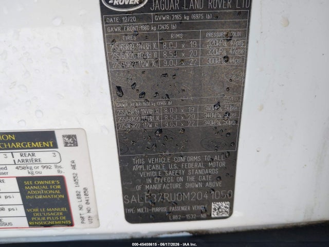 SALE37RU0M2041050 Land Rover Defender 110 X-dynamic Hse