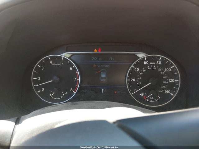 1N4BL4CV4NN349581 Nissan Altima Sr Fwd