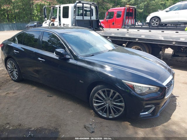 Продаж на аукціоні авто 2018 Infiniti Q50 3.0t Luxe, vin: JN1EV7APXJM363995, номер лоту: 45408699
