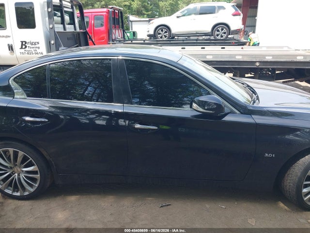 2018 Infiniti Q50 3.0t Luxe მანქანა იყიდება აუქციონზე, vin: JN1EV7APXJM363995, აუქციონის ნომერი: 45408699