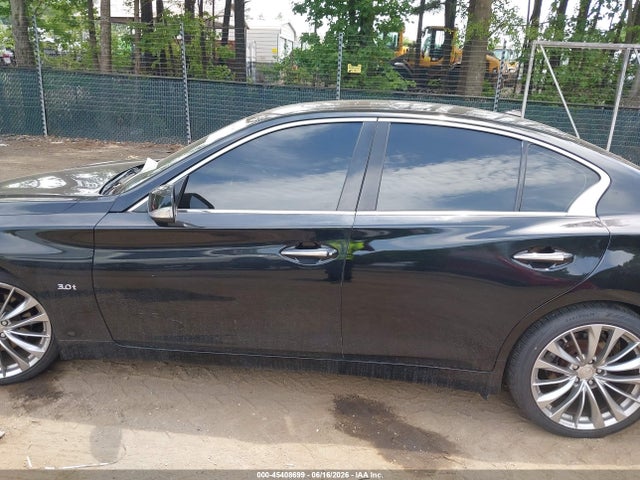 2018 Infiniti Q50 3.0t Luxe მანქანა იყიდება აუქციონზე, vin: JN1EV7APXJM363995, აუქციონის ნომერი: 45408699