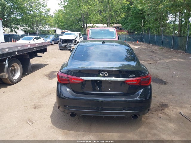 2018 Infiniti Q50 3.0t Luxe მანქანა იყიდება აუქციონზე, vin: JN1EV7APXJM363995, აუქციონის ნომერი: 45408699