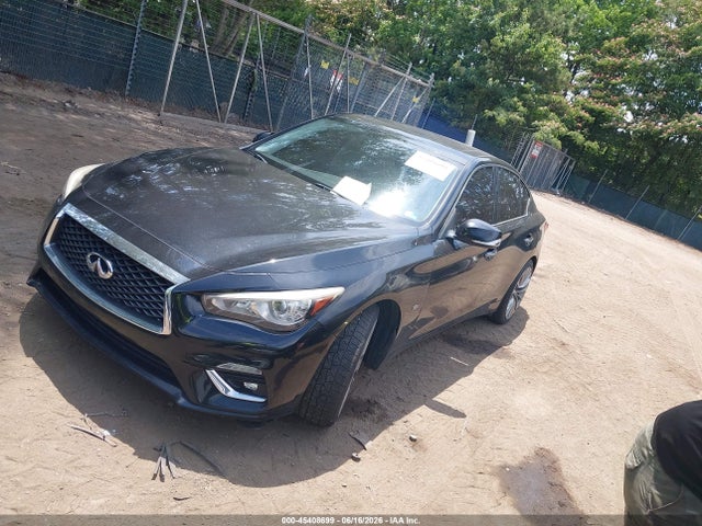 2018 Infiniti Q50 3.0t Luxe მანქანა იყიდება აუქციონზე, vin: JN1EV7APXJM363995, აუქციონის ნომერი: 45408699