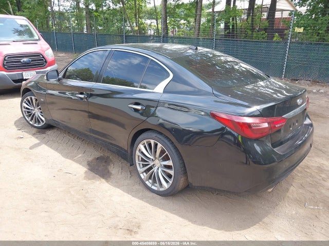 2018 Infiniti Q50 3.0t Luxe მანქანა იყიდება აუქციონზე, vin: JN1EV7APXJM363995, აუქციონის ნომერი: 45408699