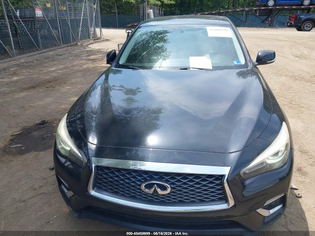 2018 Infiniti Q50 3.0t Luxe მანქანა იყიდება აუქციონზე, vin: JN1EV7APXJM363995, აუქციონის ნომერი: 45408699