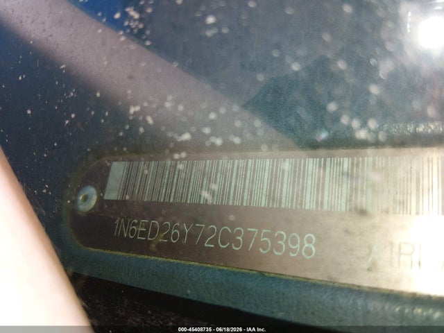 Aukcja sprzedaży 2002 Nissan Frontier Xe-v6, vin: 1N6ED26Y72C375398, numer aukcji: 45408735