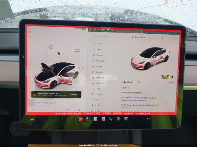 Aukcja sprzedaży 2023 Tesla Model 3 Rear-wheel Drive, vin: 5YJ3E1EA7PF405211, numer aukcji: 45408790