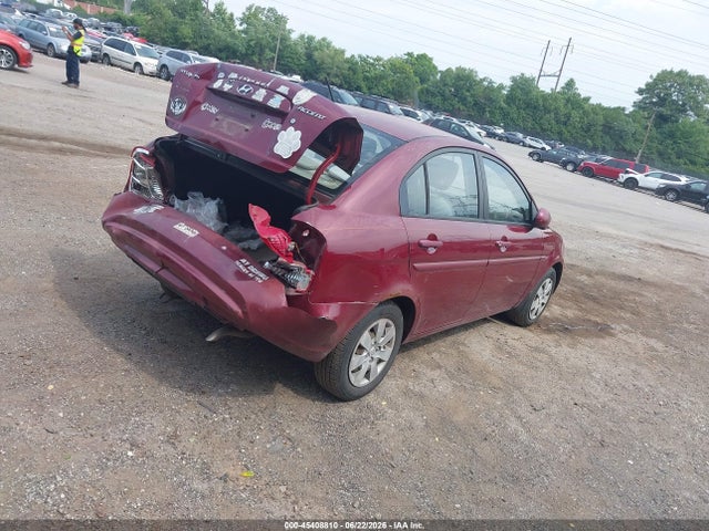 2010 Hyundai Accent Gls მანქანა იყიდება აუქციონზე, vin: KMHCN4AC4AU487370, აუქციონის ნომერი: 45408810