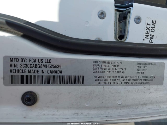 Chrysler 300 300s 2021 2C3CCABG8MH525639 Image 9