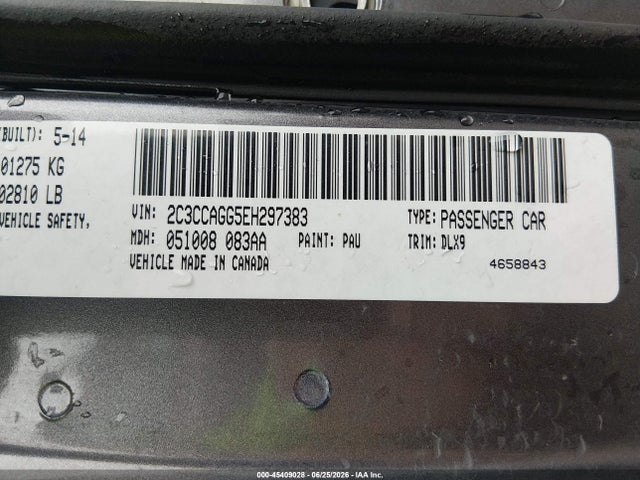 Aukcja sprzedaży 2014 Chrysler 300 300s, vin: 2C3CCAGG5EH297383, numer aukcji: 45409028