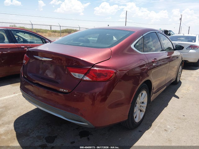 Продажа на аукционе авто 2015 Chrysler 200 Limited, vin: 1C3CCCAB2FN583743, номер лота: 45409173