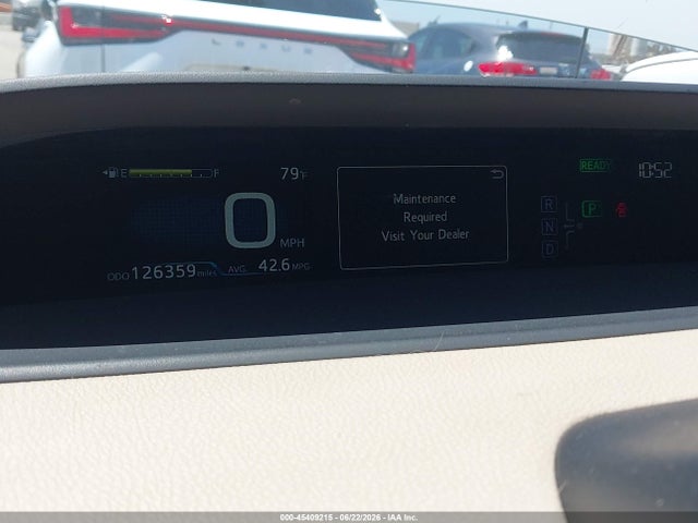 45409215 :رقم المزاد ، JTDKBRFU8G3015517 vin ، 2016 Toyota Prius Two مزاد بيع