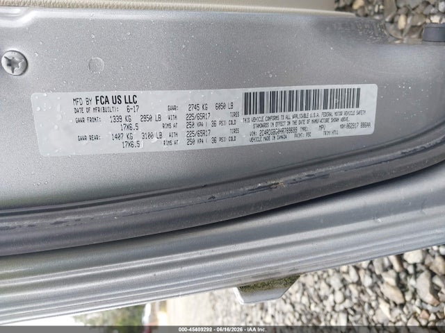 Dodge Grand Caravan Se 2017 2C4RDGBG0HR789699 Image 9