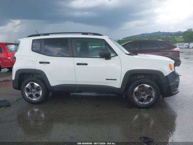 2017 Jeep Renegade Sport 4x4 მანქანა იყიდება აუქციონზე, vin: ZACCJBAH7HPE95443, აუქციონის ნომერი: 45409309