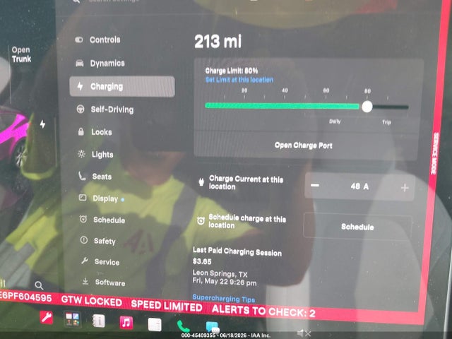 Aukcja sprzedaży 2023 Tesla Model Y Awd/long Range Dual Motor All-wheel Drive, vin: 7SAYGDEE6PF604595, numer aukcji: 45409355