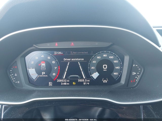 45409375 :رقم المزاد ، WA1EECF3XM1011026 vin ، 2021 Audi Q3 Premium Plus 45 Tfsi S Line Quattro Tiptronic مزاد بيع