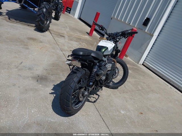 45409413 :رقم المزاد ، SMTD44G70PTBL0101 vin ، 2023 Triumph Motorcycle Scrambler 900 مزاد بيع