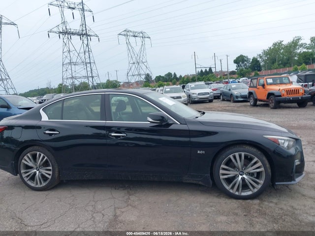 Продаж на аукціоні авто 2018 Infiniti Q50 3.0t Sport, vin: JN1EV7AR0JM436437, номер лоту: 45409420