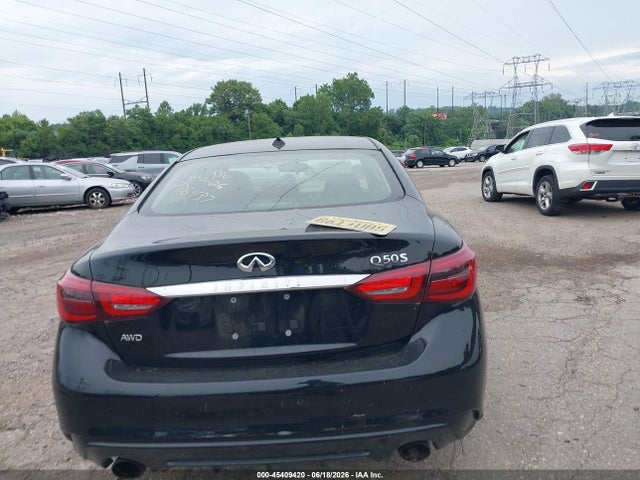Продаж на аукціоні авто 2018 Infiniti Q50 3.0t Sport, vin: JN1EV7AR0JM436437, номер лоту: 45409420
