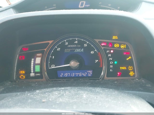 45409443 :رقم المزاد ، JHMFA36208S030065 vin ، 2008 Honda Civic Hybrid مزاد بيع