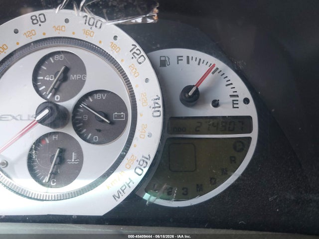 2001 Lexus Is 300 მანქანა იყიდება აუქციონზე, vin: JTHBD182210007475, აუქციონის ნომერი: 45409444
