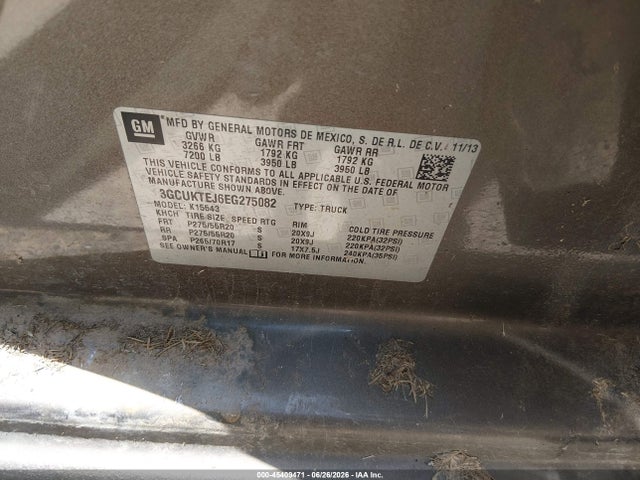 3GCUKTEJ6EG275082 Chevrolet Silverado 1500 High Country