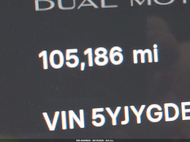 Auction sale of the 2020 Tesla Model Y Long Range Dual Motor All-wheel Drive, vin: 5YJYGDEEXLF045396, lot number: 45409640
