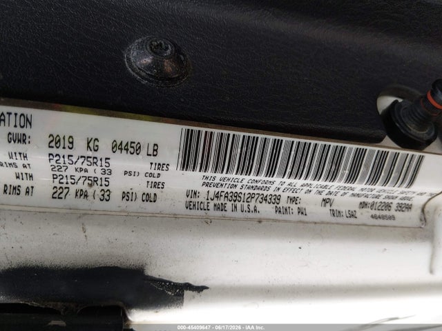 Продажа на аукционе авто 2002 Jeep Wrangler X, vin: 1J4FA39S12P734339, номер лота: 45409647
