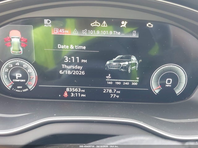 45409708 :رقم المزاد ، WA1BAAFY8M2018789 vin ، 2021 Audi Q5 Premium Plus 45 Tfsi Quattro S Tronic مزاد بيع