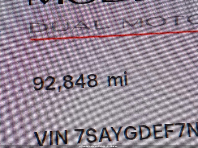 Aukcja sprzedaży 2022 Tesla Model Y Performance Dual Motor All-wheel Drive, vin: 7SAYGDEF7NF340552, numer aukcji: 45409834