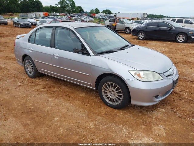 2005 Honda Civic Lx მანქანა იყიდება აუქციონზე, vin: 2HGES16555H623398, აუქციონის ნომერი: 45409937