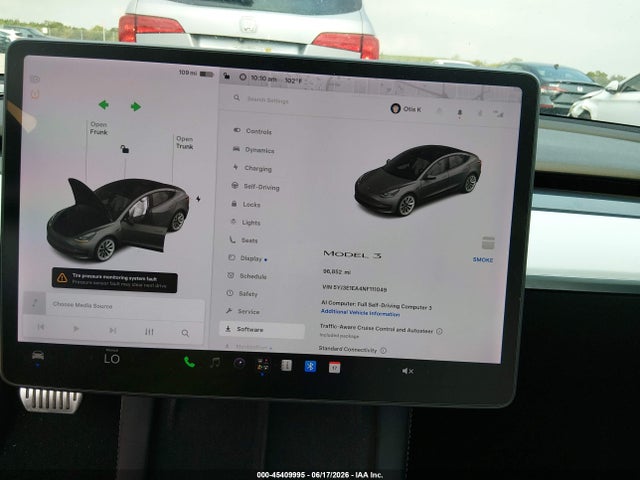 Tesla Model 3 Rear-wheel Drive 2022 5YJ3E1EA4NF111049 Image 7