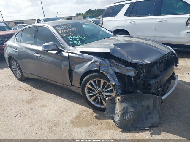 Продаж на аукціоні авто 2021 Infiniti Q50 Luxe, vin: JN1EV7BP7MM701078, номер лоту: 45410010