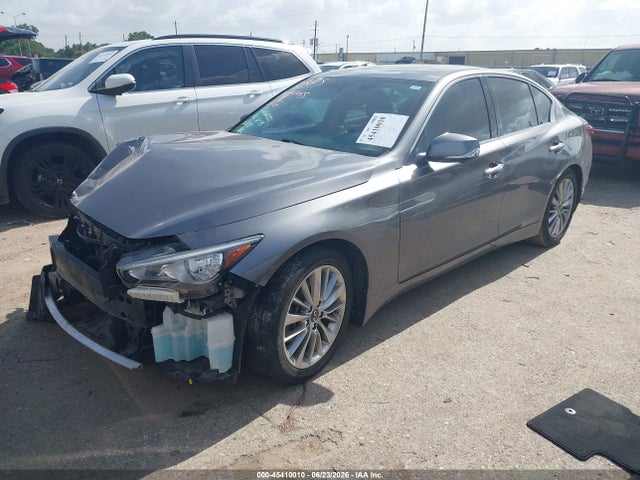 45410010 :رقم المزاد ، JN1EV7BP7MM701078 vin ، 2021 Infiniti Q50 Luxe مزاد بيع
