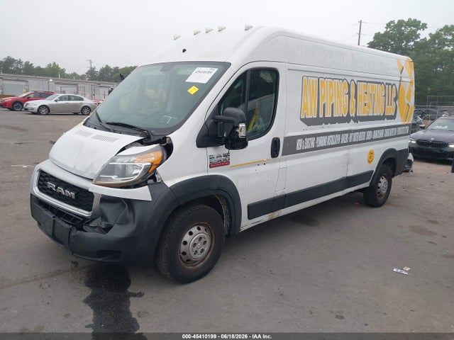 2020 Ram Promaster 2500 High Roof 159 Wb მანქანა იყიდება აუქციონზე, vin: 3C6TRVDG2LE101535, აუქციონის ნომერი: 45410199
