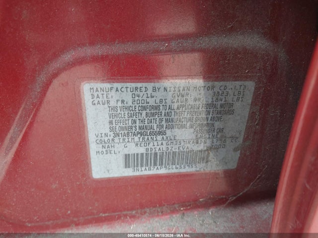 Nissan SENTRA SV 2016 3N1AB7AP9GL655955 Image 9