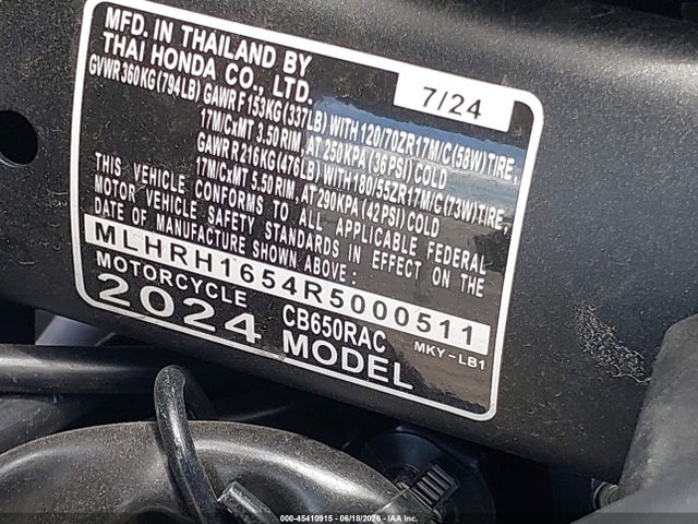Honda Cb650 R 2024 MLHRH1654R5000511 Image 10