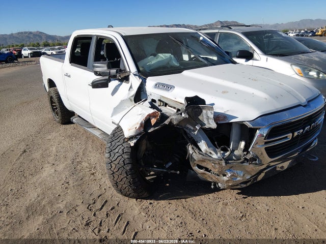 Aukcja sprzedaży 2019 Ram 1500 Big Horn/lone Star  4x4 5'7 Box, vin: 1C6SRFFT6KN659734, numer aukcji: 45410933
