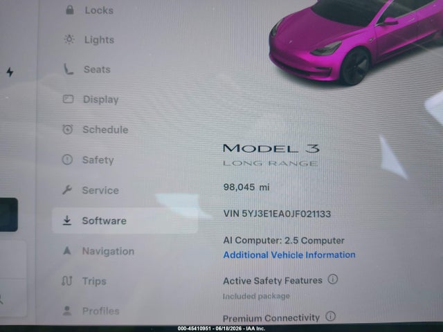Tesla Model 3 Long Range/mid Range 2018 5YJ3E1EA0JF021133 Image 7