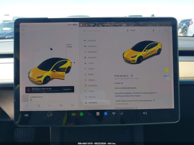 Tesla Model 3 Standard Range Plus Rear-wheel Drive 2021 5YJ3E1EAXMF062115 Image 17