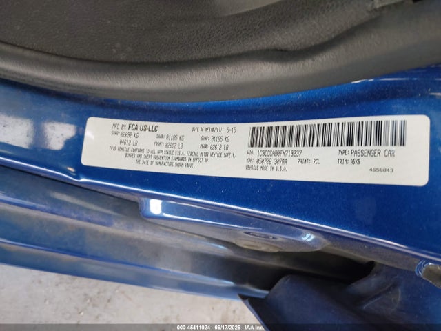Chrysler 200 Limited 2015 1C3CCCAB0FN719237 Image 9