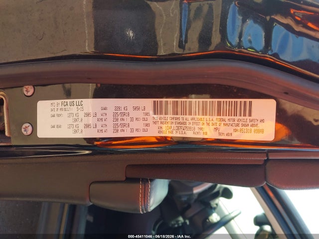 Продаж на аукціоні авто 2015 Jeep Cherokee Latitude Altitude, vin: 1C4PJLCB7FW759910, номер лоту: 45411046