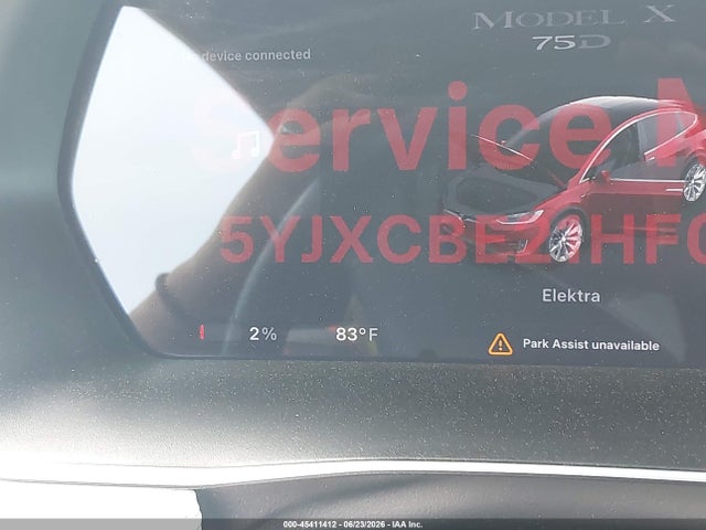 Tesla Model X 100d/75d/90d 2017 5YJXCBE21HF050270 Image 17