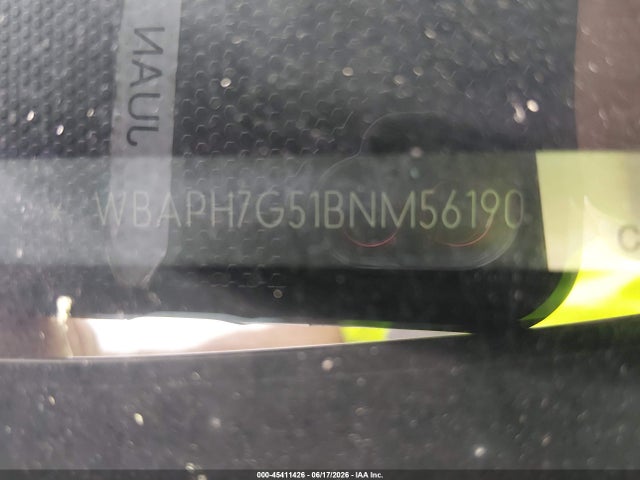 Aukcja sprzedaży 2011 Bmw 328i, vin: WBAPH7G51BNM56190, numer aukcji: 45411426