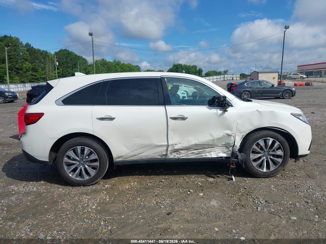 45411447 :رقم المزاد ، 5FRYD3H43GB017885 vin ، 2016 Acura Mdx Technology   Acurawatch Plus Packages/technology Package مزاد بيع