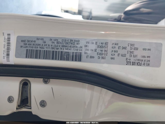 3C4NJCAB3JT374398 Jeep Compass Sport Fwd