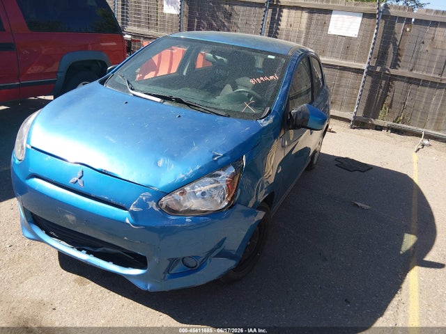 2015 Mitsubishi Mirage De მანქანა იყიდება აუქციონზე, vin: ML32A3HJ0FH048454, აუქციონის ნომერი: 45411685